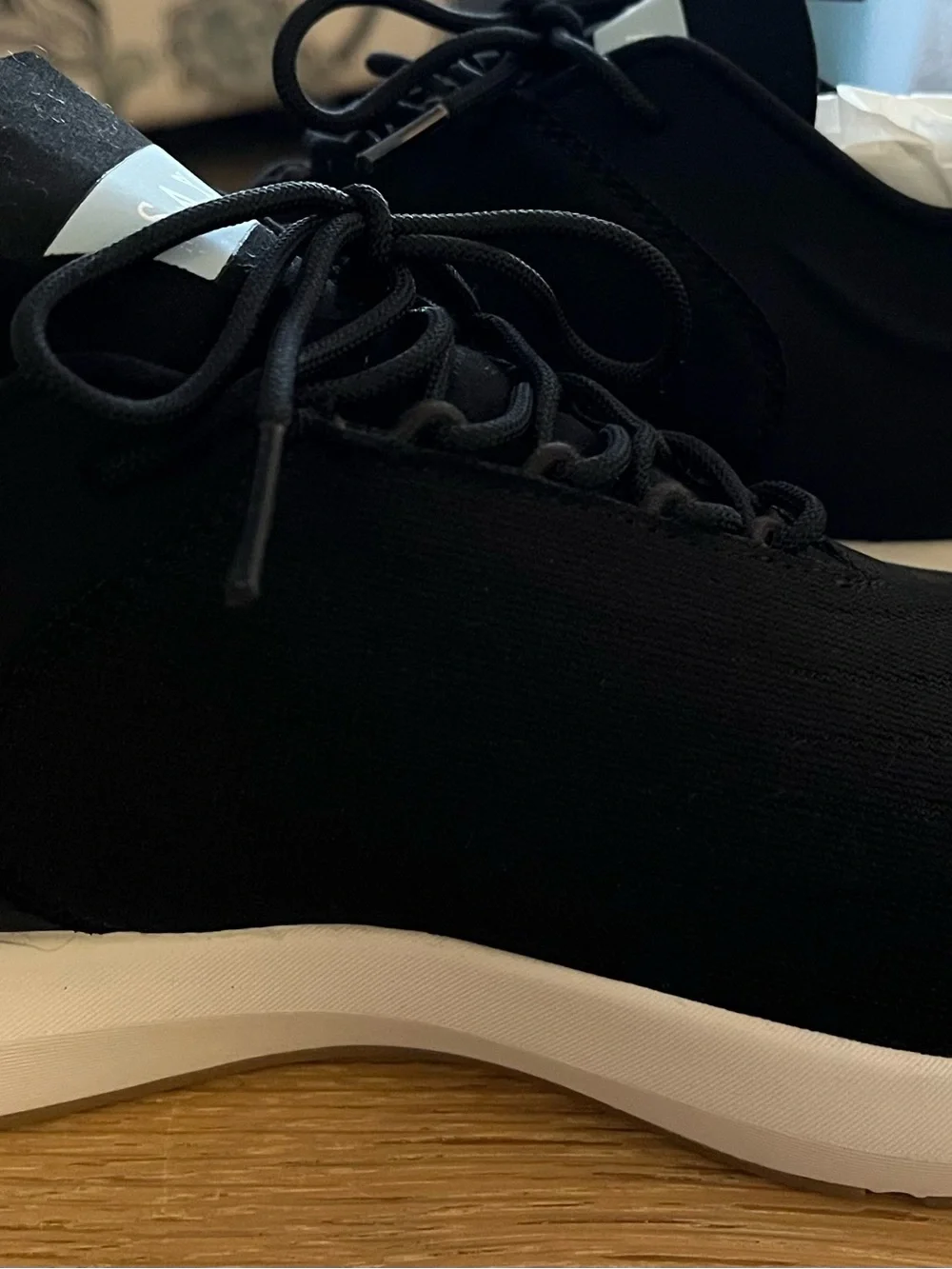 Saysh One Women's Black & White Sneaker – Allyson Felix